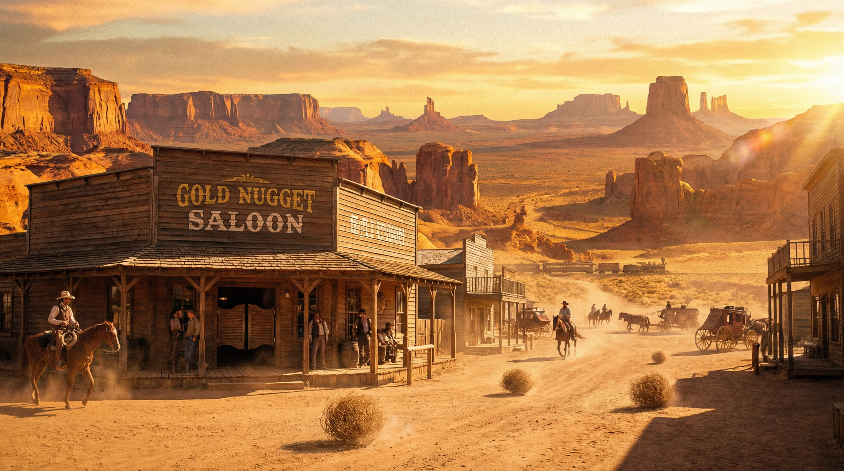 西部荒野小镇全景 - 开源棋牌 沙龙